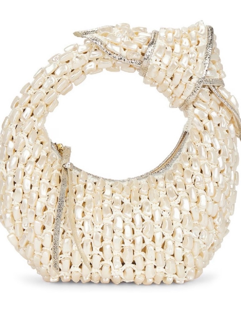 Poolside The Josie Knotted Top Handle Pearl Bag - Picture 3 of 6
